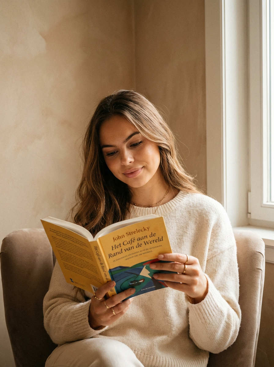 Firefly_Sarah, calm expression, peaceful eyes, gentle smile, cozy beige background, subtle fi 151353